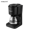 Cross-border SOKANY 124 American drip coffee machine, small household European standard office coffee machine with pot Item Picture